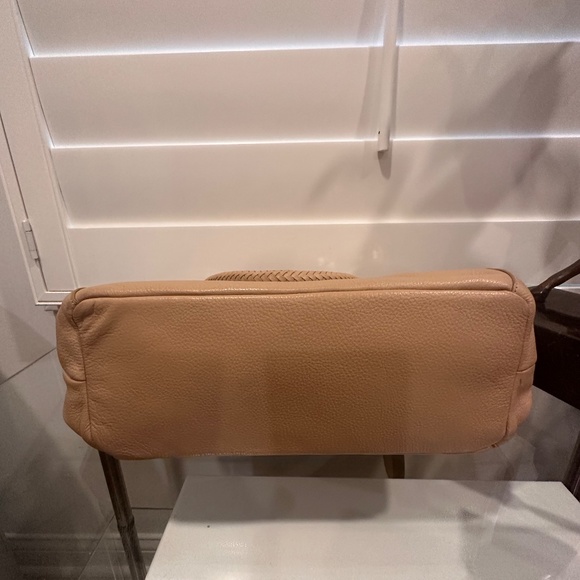 COLE HAAN Soft Leather Bowling Bag in Camel - Picture 3 of 5
